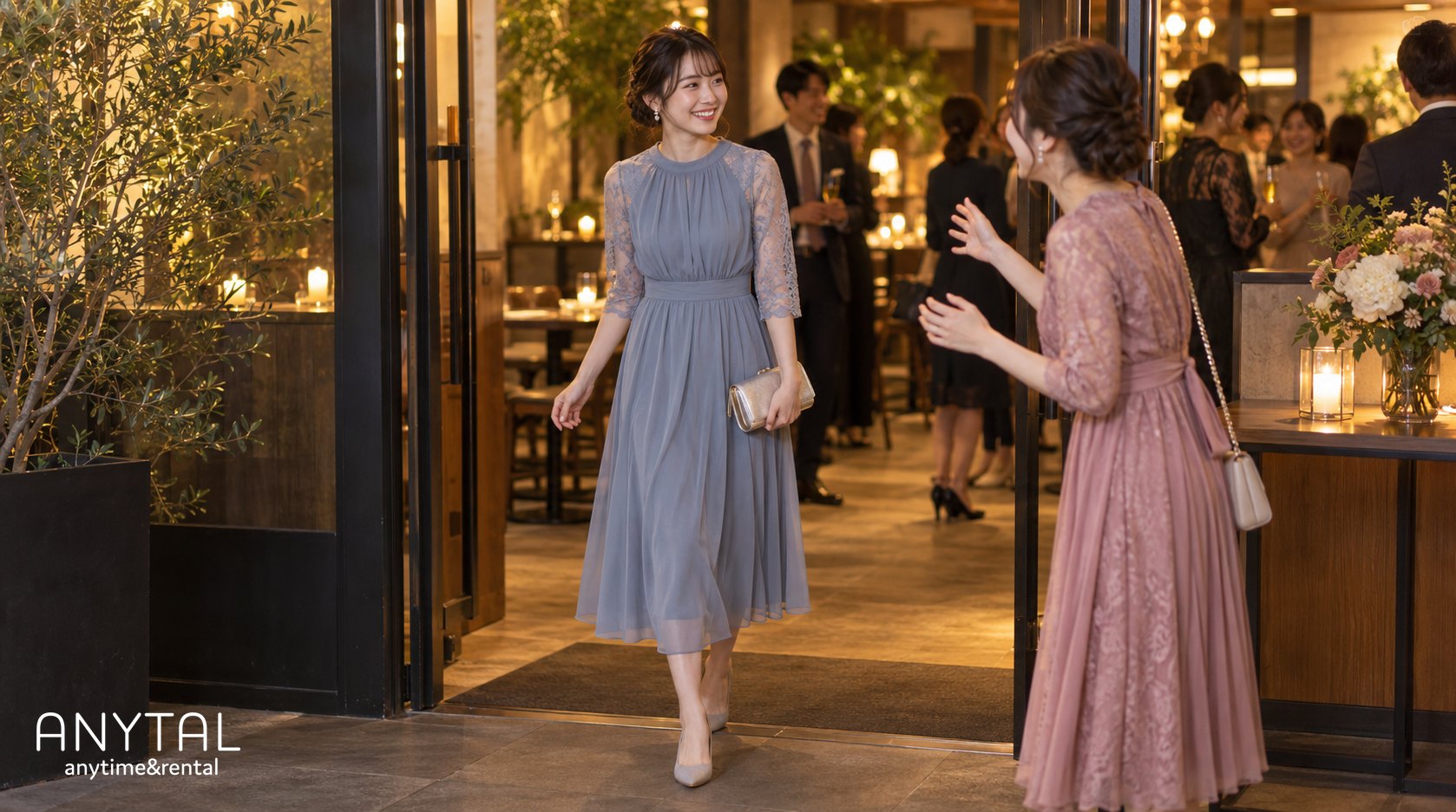 結婚式の二次会の服装｜二次会だけ呼ばれた女性が浮かない、会場別の目安